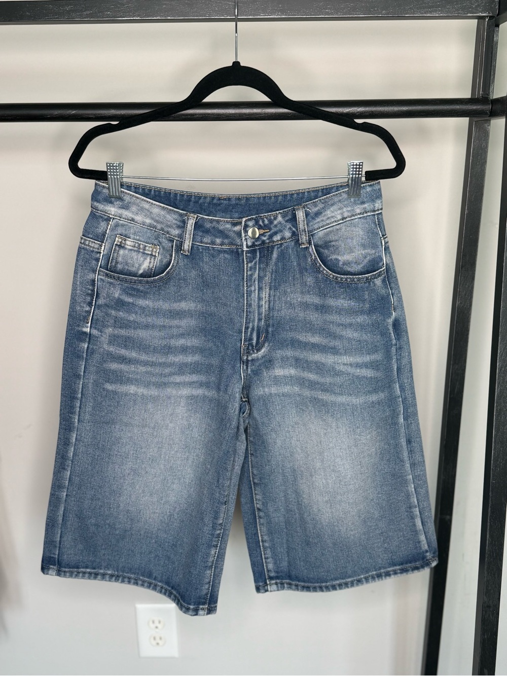 Women's Classic Midwash Denim Shorts
